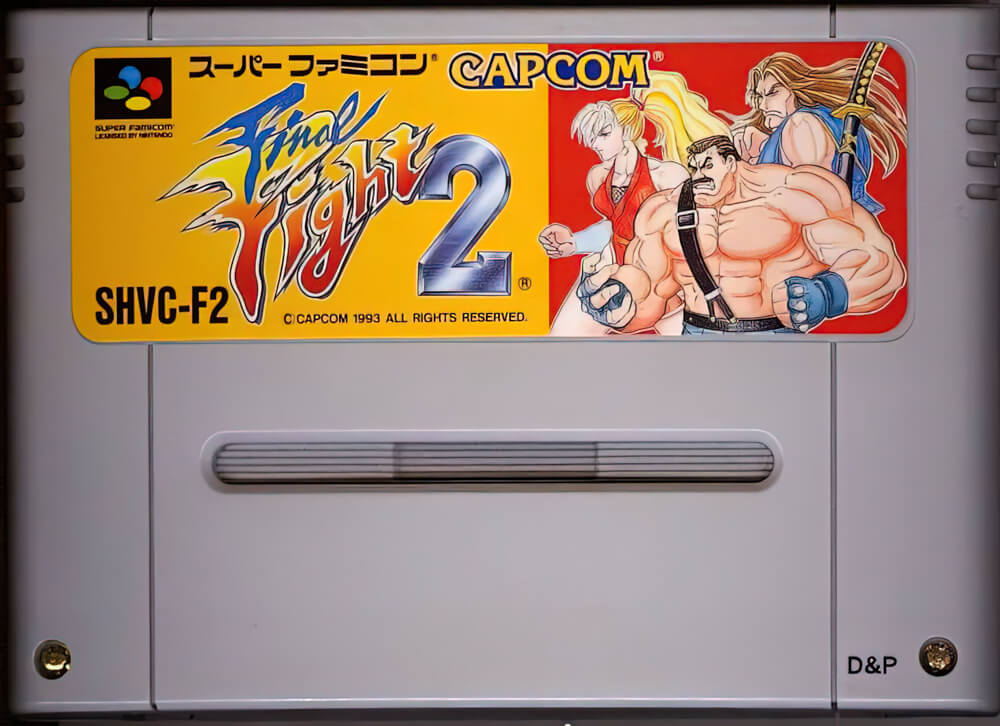 Лицензионный картридж Final Fight 2 для Super Famicom